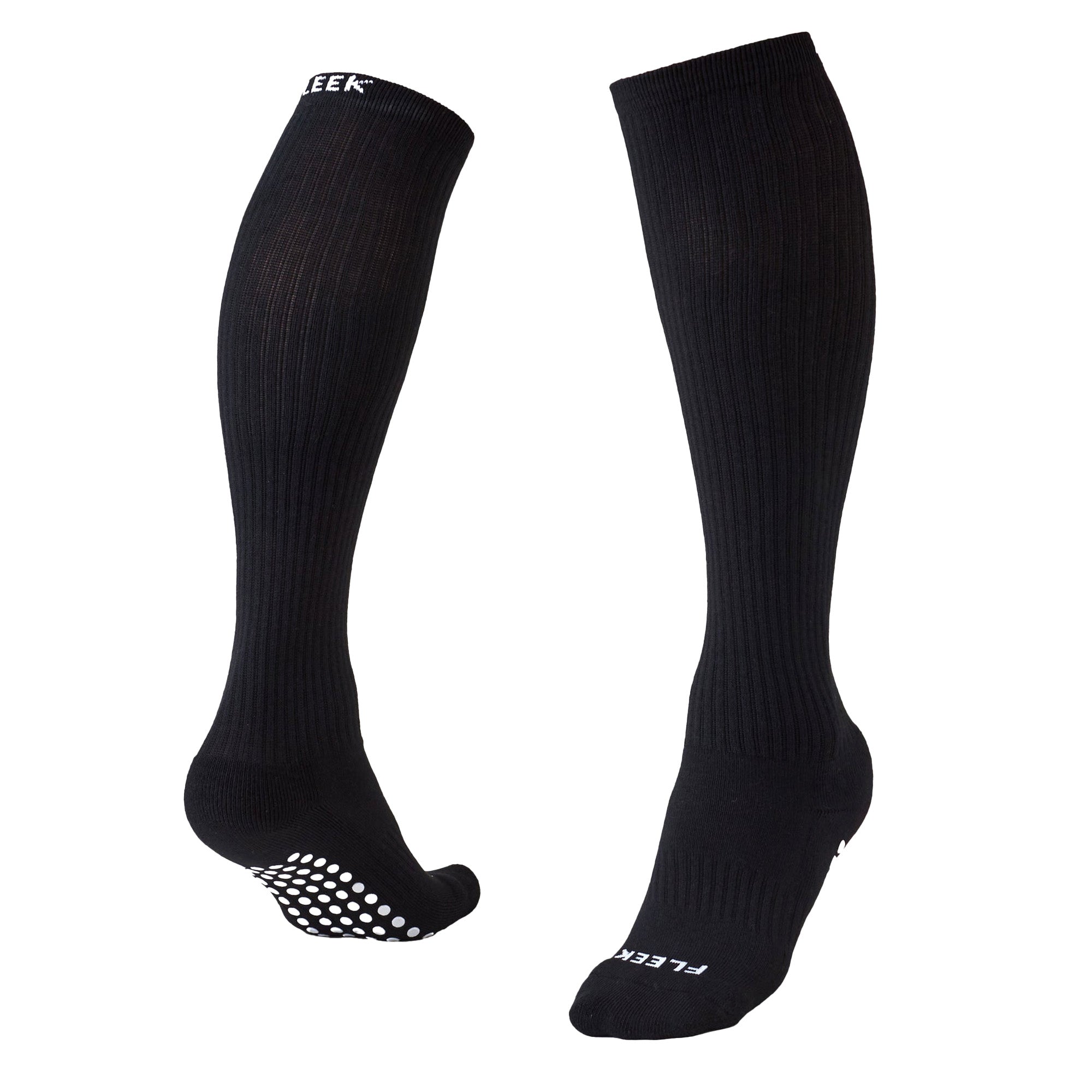 FLEEK ANTI-SLIP FOOTBALL Calf Socks Black