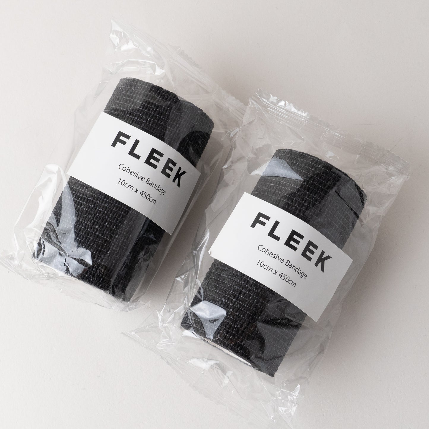 FLEEK フットボール マルチバンテージ ブラック 自着式テープ 2本セット