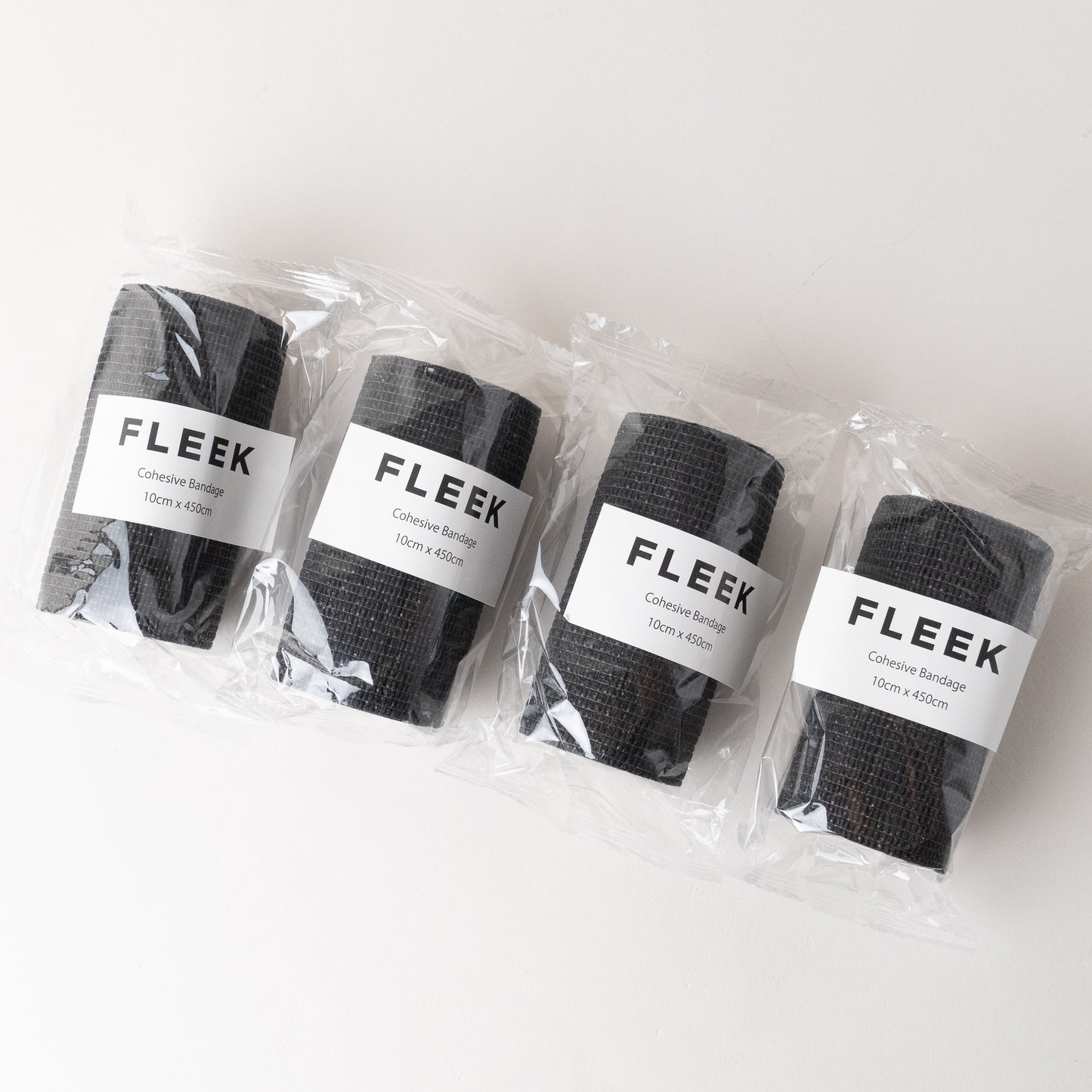 FLEEK フットボール マルチバンテージ ブラック 自着式テープ 2本セット