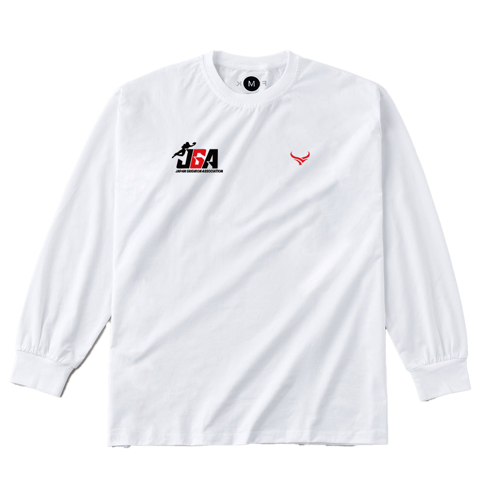 FLEEK x JGA ドライロングスリーブ ロゴ