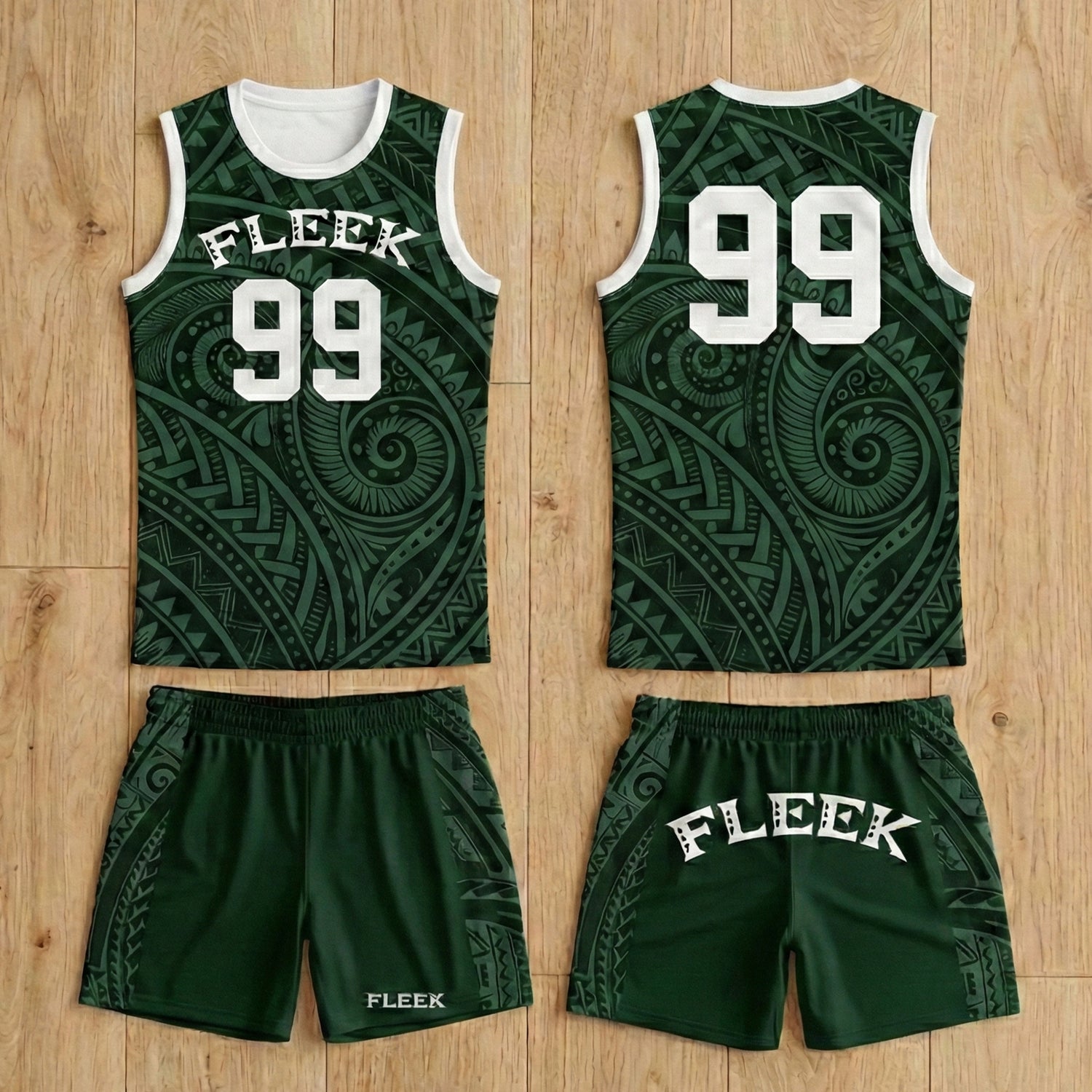 【販売終了】FLEEK CUSTOMIZE POLYNESIA ショートパンツ 2026
