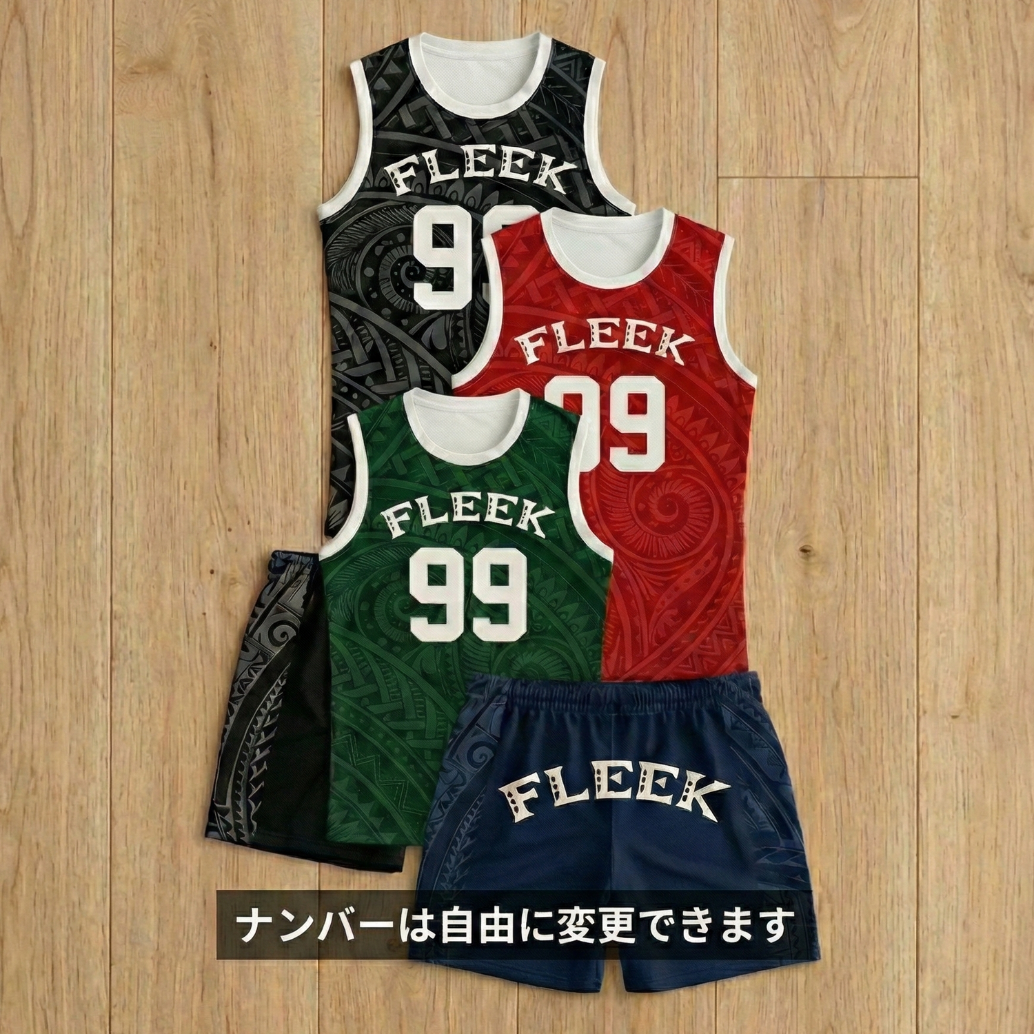 【販売終了】FLEEK CUSTOMIZE POLYNESIA ショートパンツ 2026