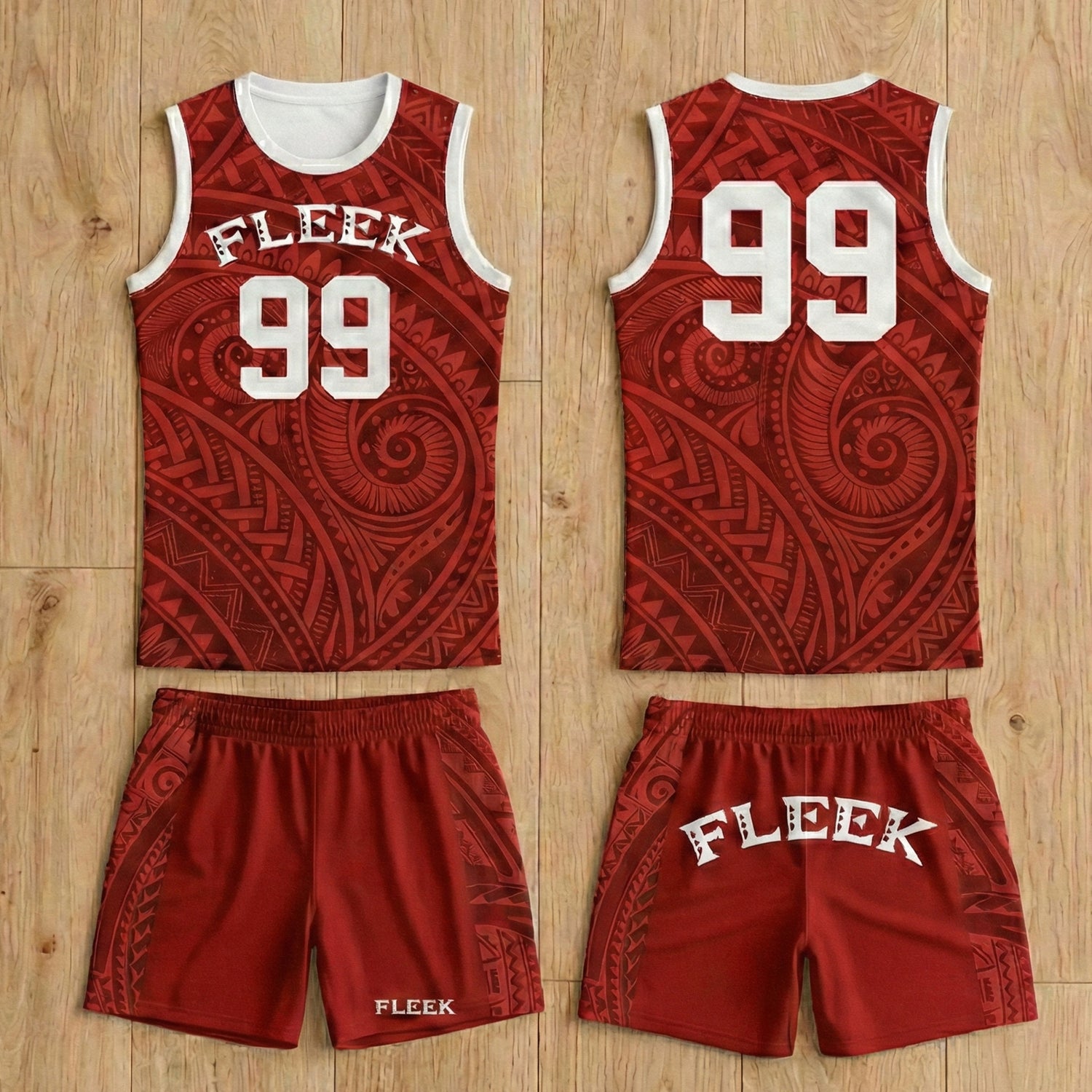 【販売終了】FLEEK CUSTOMIZE POLYNESIA ショートパンツ 2026