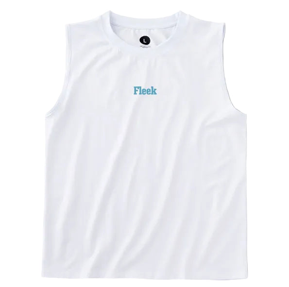 FLEEK スリーブレスシャツ ターコイズブルー