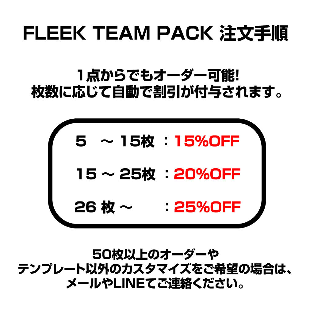 FLEEK TEAM PACK スリーブレスシャツ