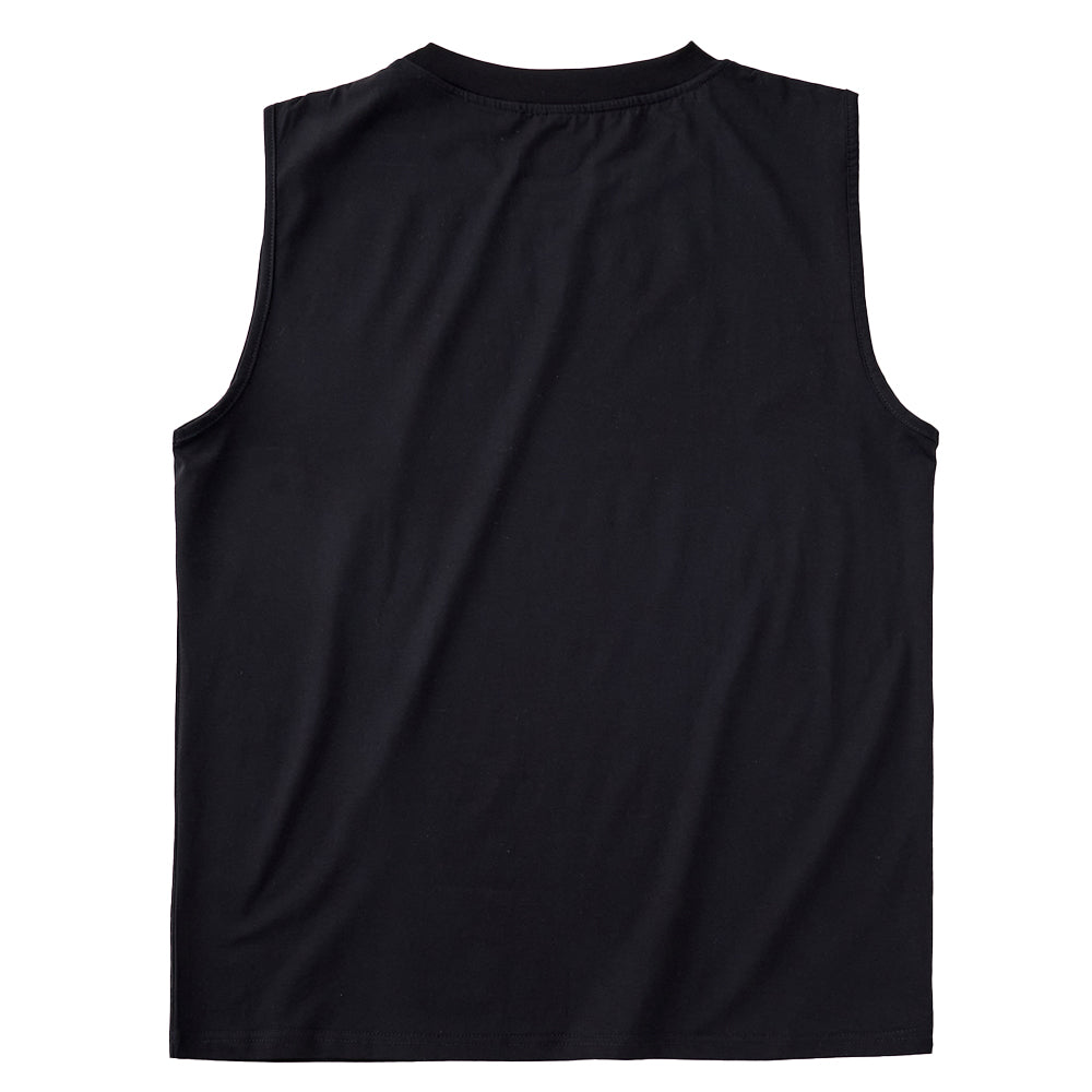 FLEEK スリーブレスシャツ フロントロゴ